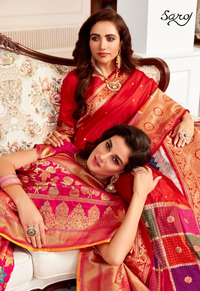 Saroj Shivanjali Vol 3 Designer Weaving Silk Sarees Collecti...