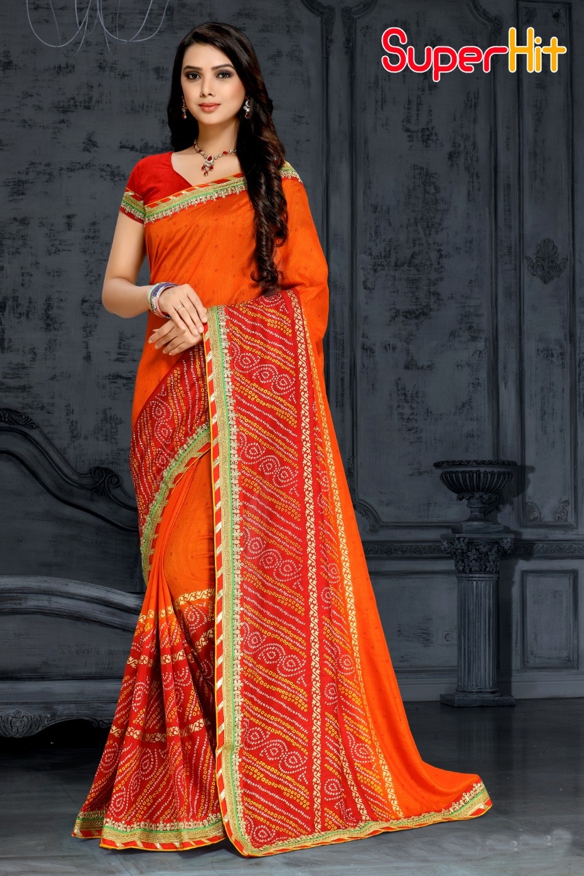 Superhit Designer Printed Fancy Fabric Sarees Collection At ...