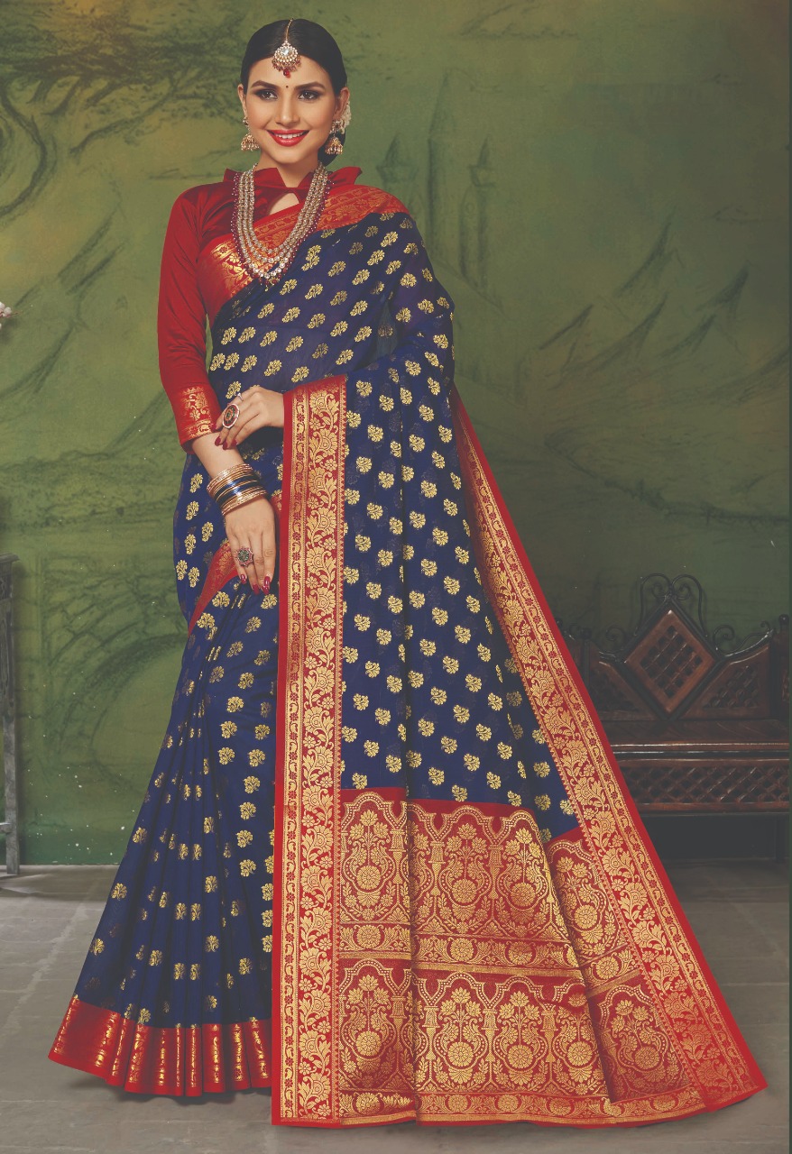 Latest Designer Weaving Silk Traditional Sarees Collection A...