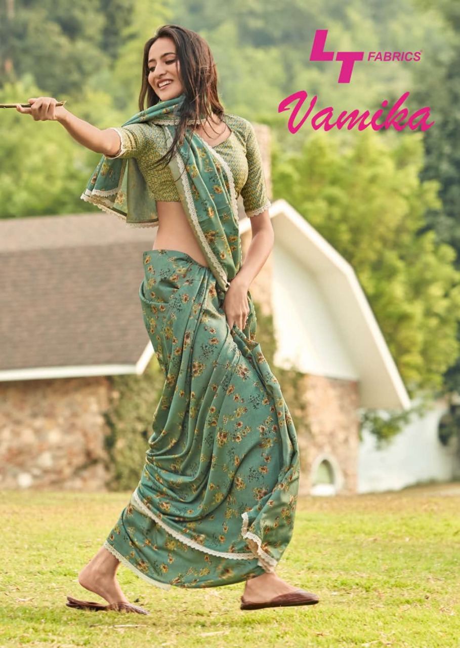 Lt Fabrics Vaamika Designer Printed Manipuri Silk With Croch...