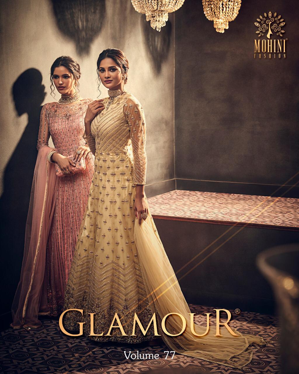 Mohini Fashion Glamour Vol 77 Designer Net With Heavy Embroi...