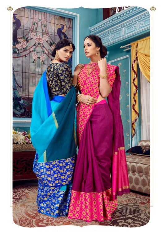 Sangam Prints Cadbury Vol 2 Designer Weaving Silk Sarees At ...