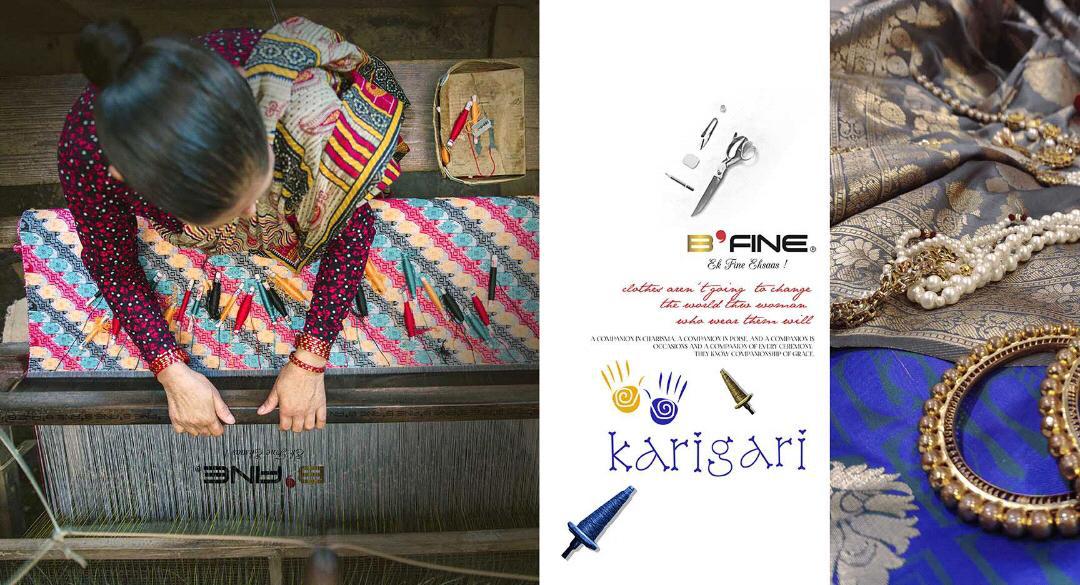 B Fine Karigari Heavy Designer Traditional Silk Sarees Colle...