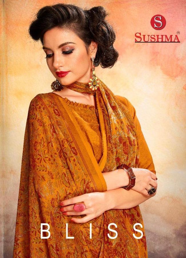 Bliss Sushama Chiffon Printed Regular Wear Sarees Collection...