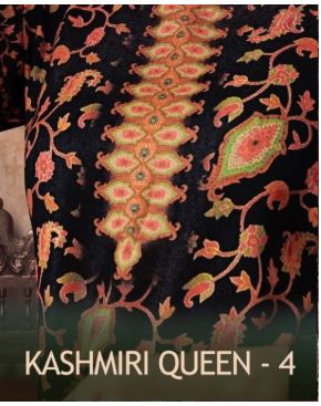 Bipson Prints Kashmiri Queen Vol 4 Pashmina Printed Dress Ma...