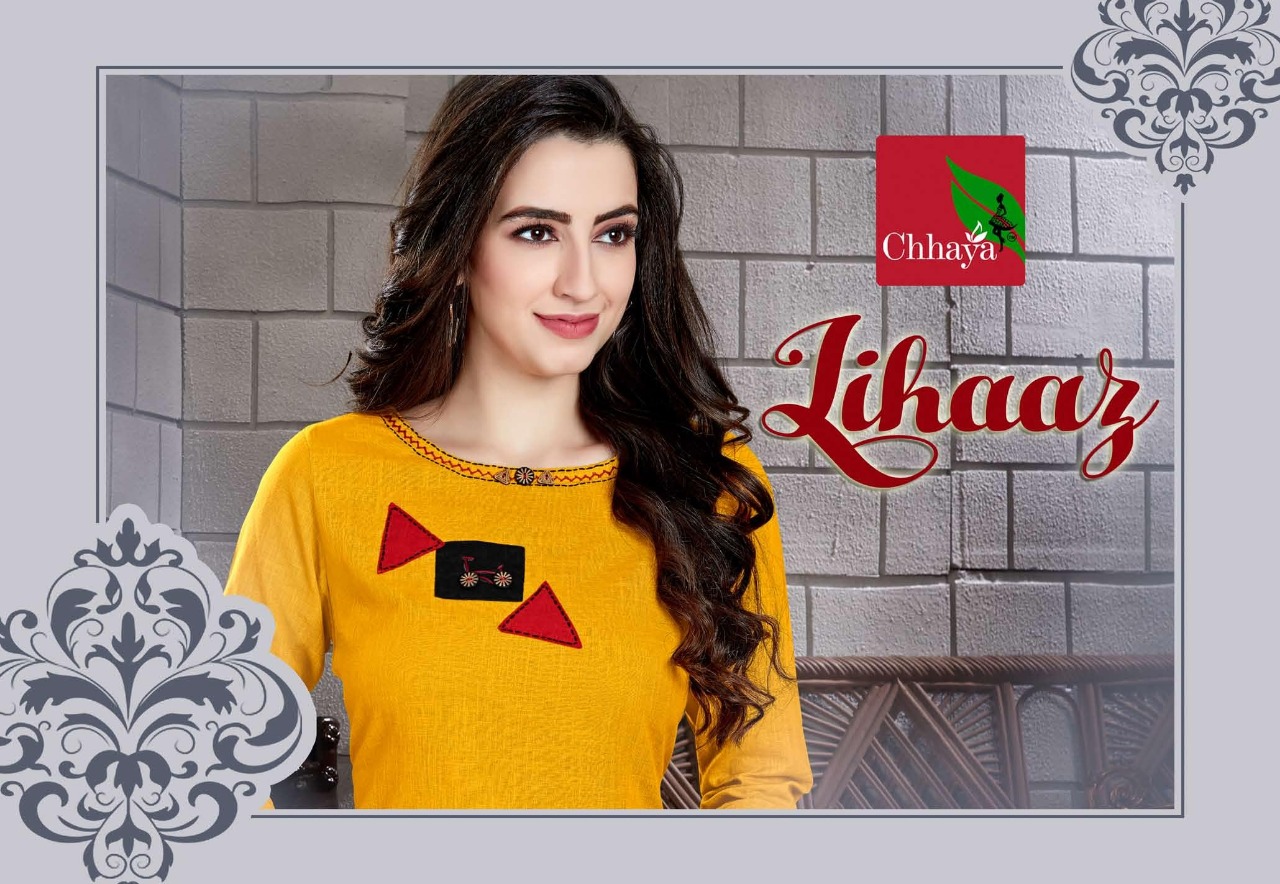 Chhaya Lihaaz Heavy Cotton Slub Regular Wear Readymade Kurti...
