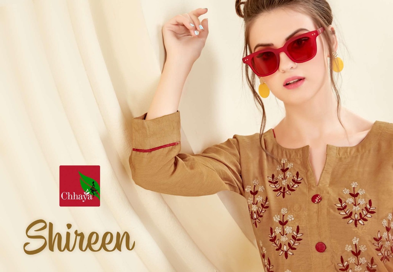 Chhaya Shireen Heavy Modal Silk Partywear Readymade Kurtis A...