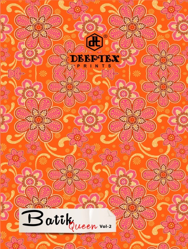 Deeptex Batik Queen Vol 2 Printed Cotton Regular Wear Sarees...