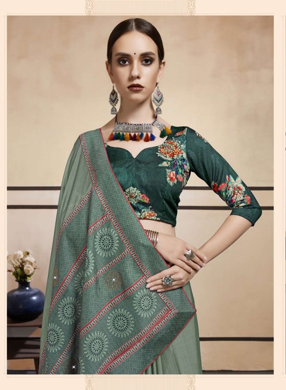 Komal Designer Shahi Chiffon Party Wear Fancy Sarees Collect...