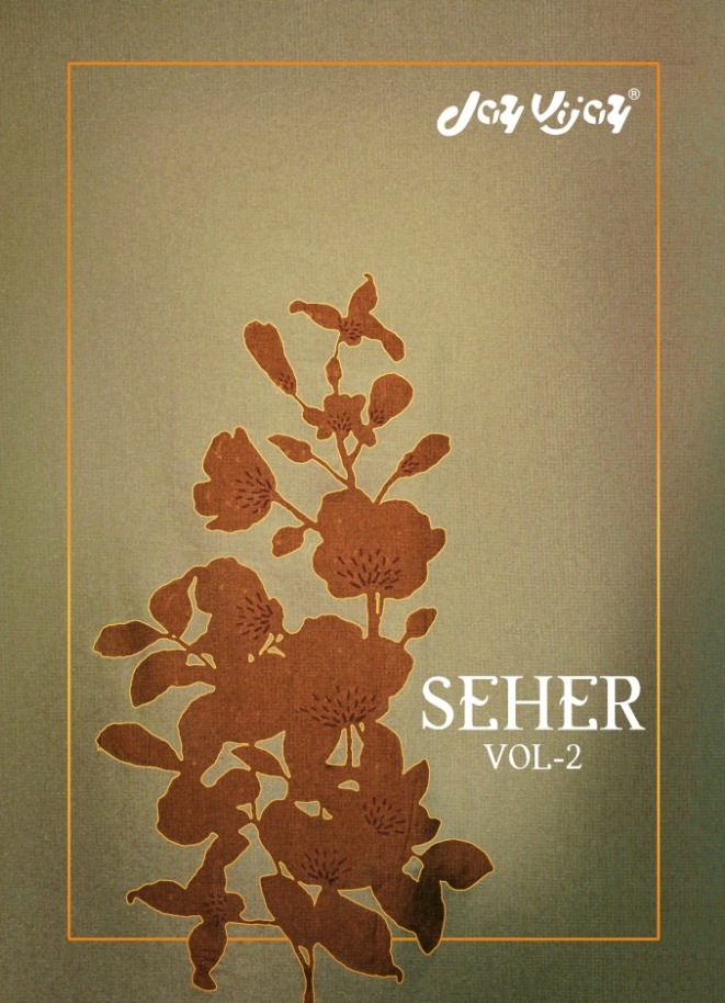 Jay Vijay Seher Vol 2 Designer Pure Bemberg Silk Digital Pri...