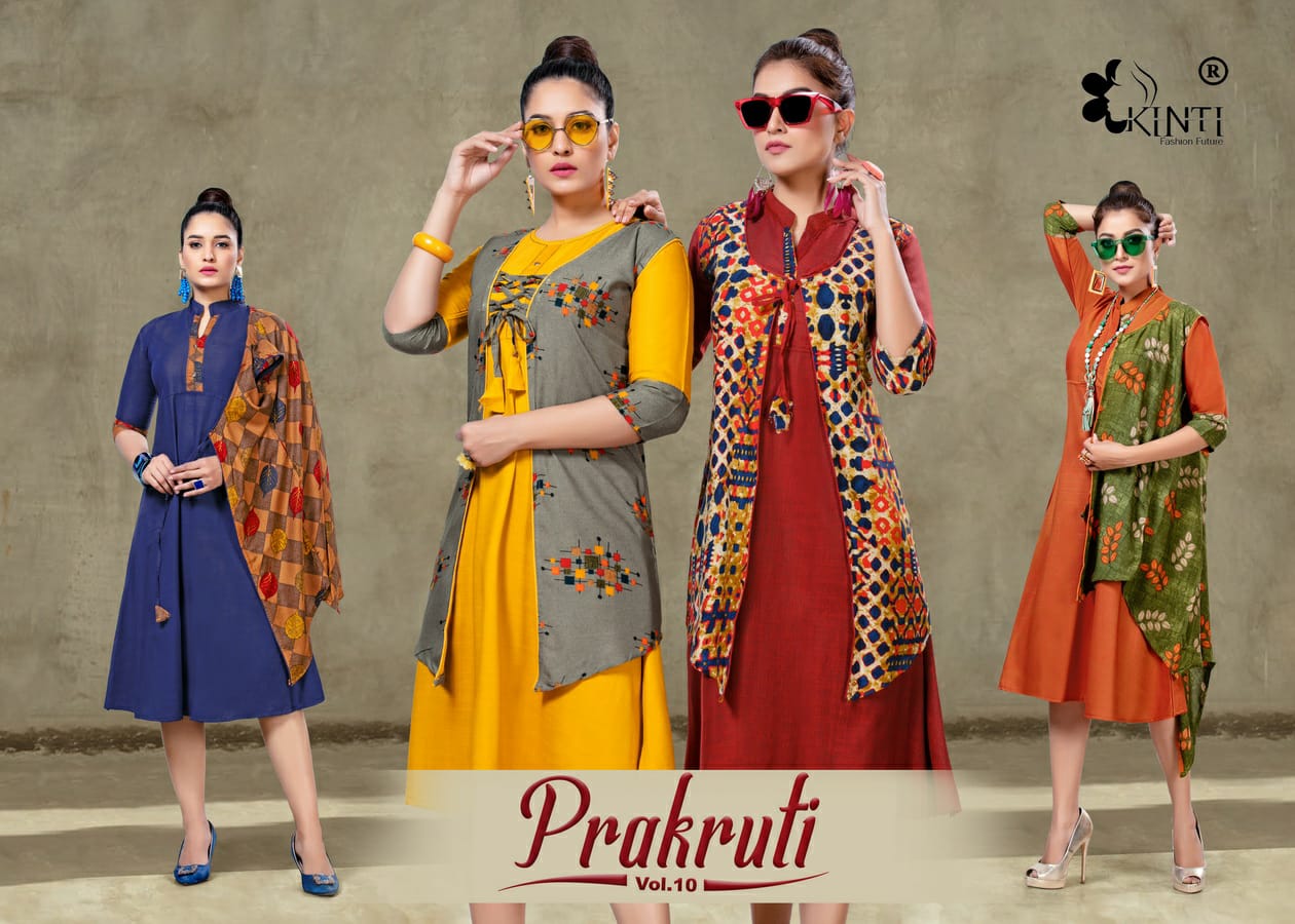 Kinti Prakruti Vol 10 Rayon Two-tone Fair Style Regular Wear...