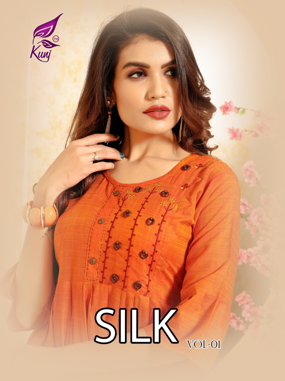 Kunj Silk Vol 1 Rayon Different Type Of Embroidery Work Hand...
