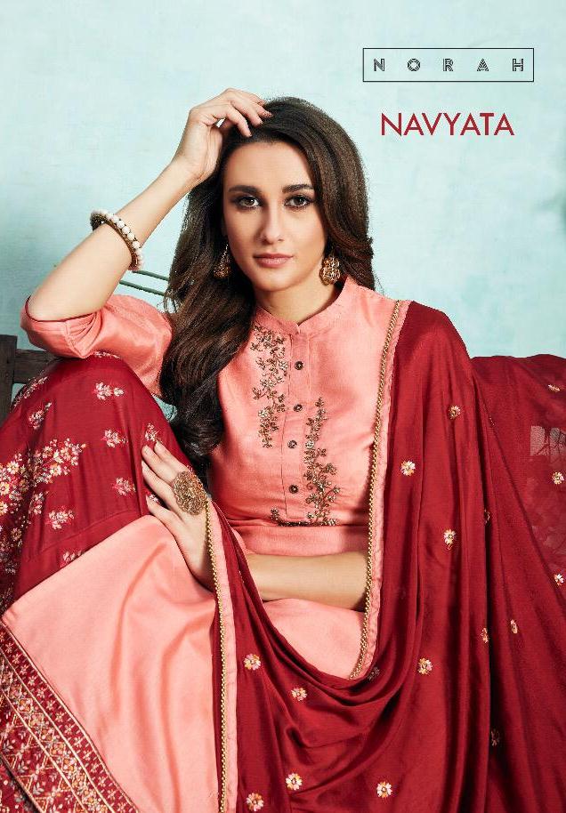 Neha Fashion Navyatra Heavy Tussar Silk Khatli Handwork Read...