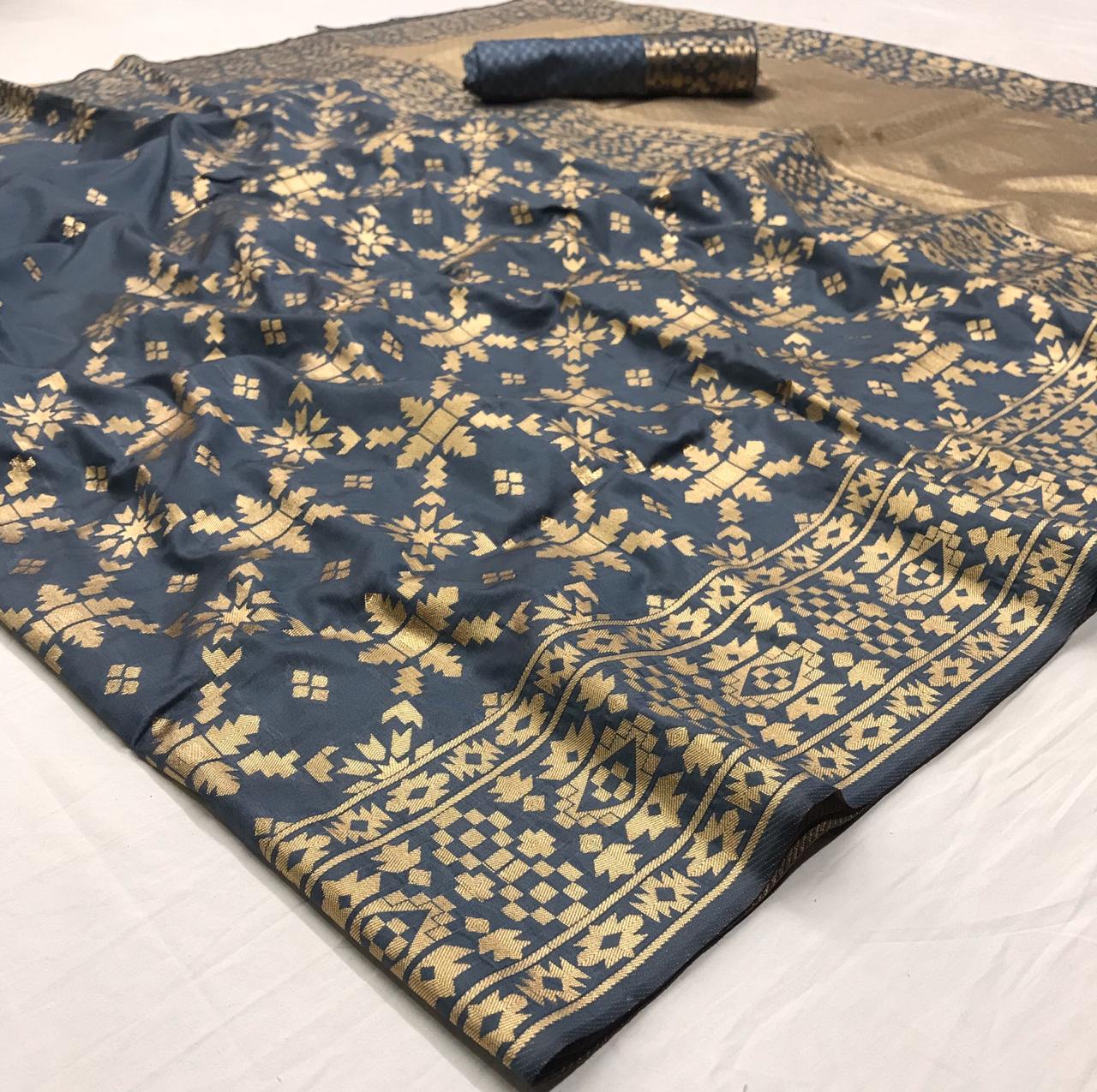 Nirvana Silk Designer Pure Silk Sarees Collection At Wholesa...