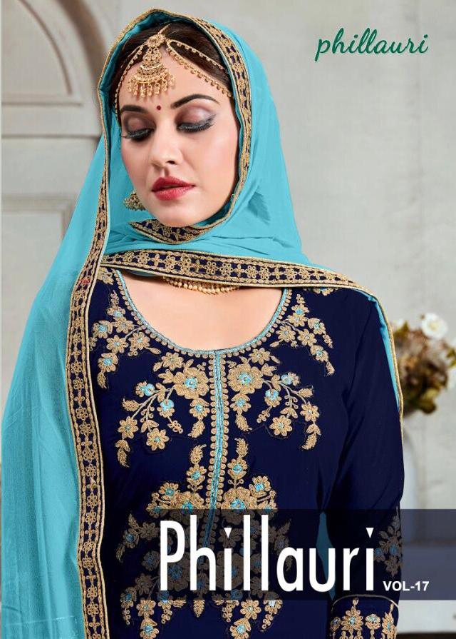 Phillauri Vol 17 Blooming Georgette With Embroidery Work Wed...