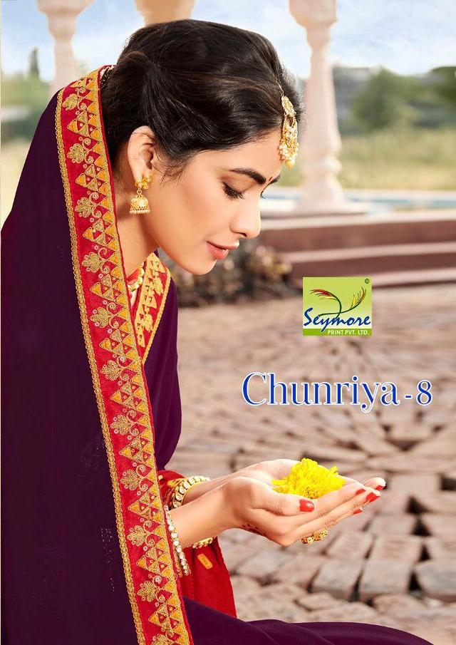 Seymore Chunriya Vol 8 Traditional Bathni Printed Georgette ...