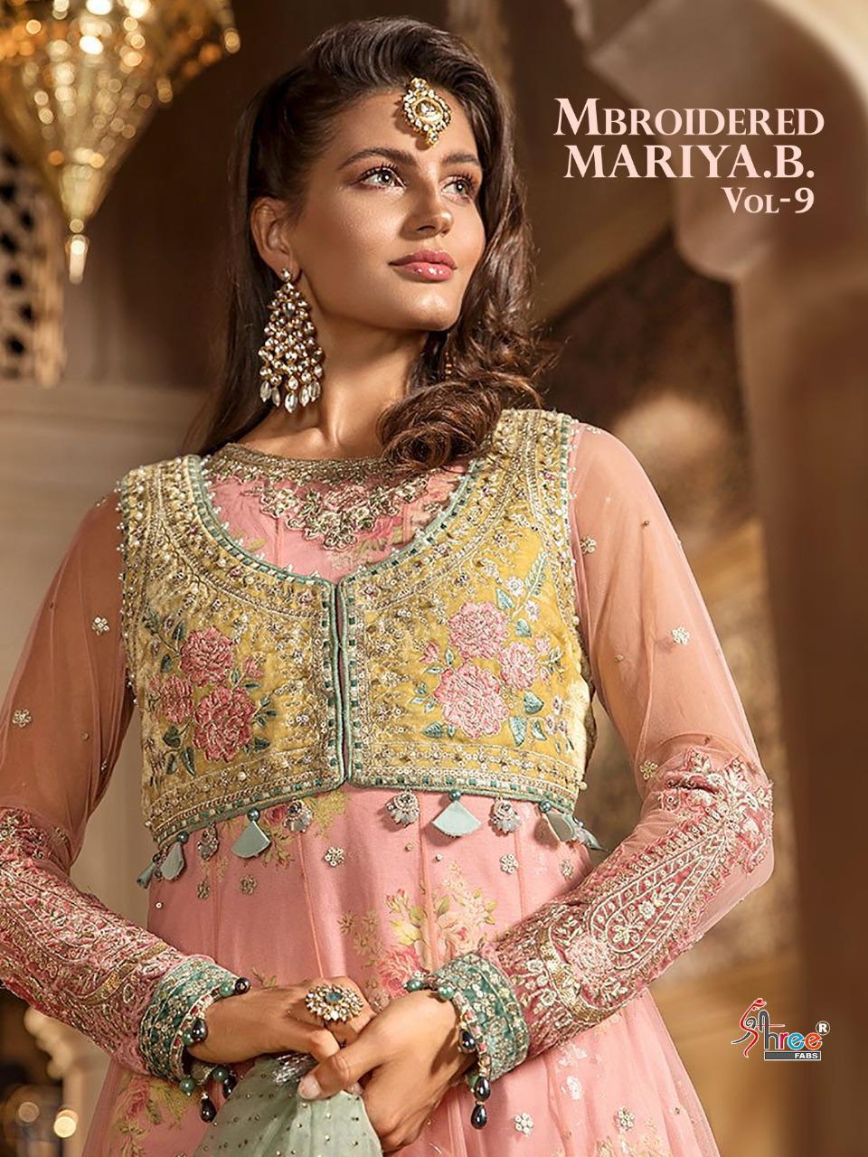 Shree Fabs Mbroidered Mariya B Vol 5 Heavy Designer Butterfl...