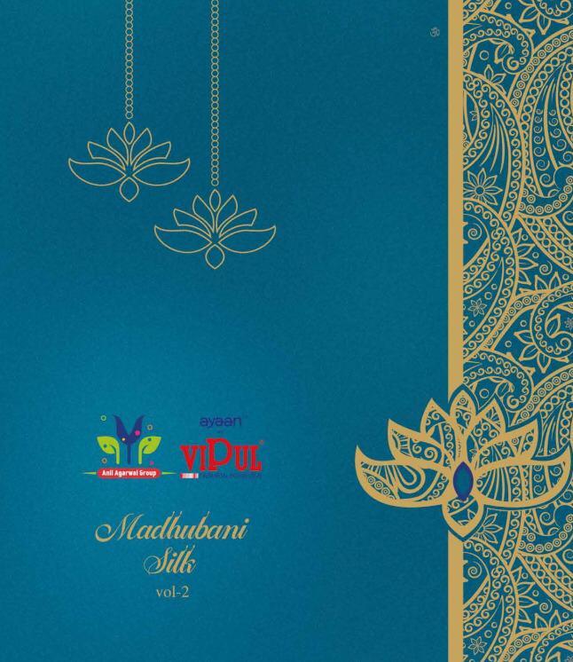 Vipul Madhubani Silk Vol 2 Fancy Silk Printed Saress With Pr...