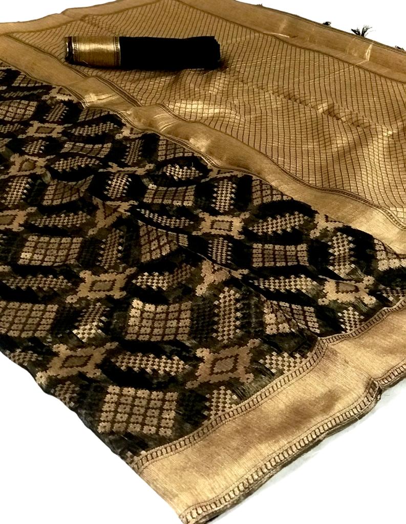 Suhagan Designer Banarasi Cotton Silk Sarees Collection At W...