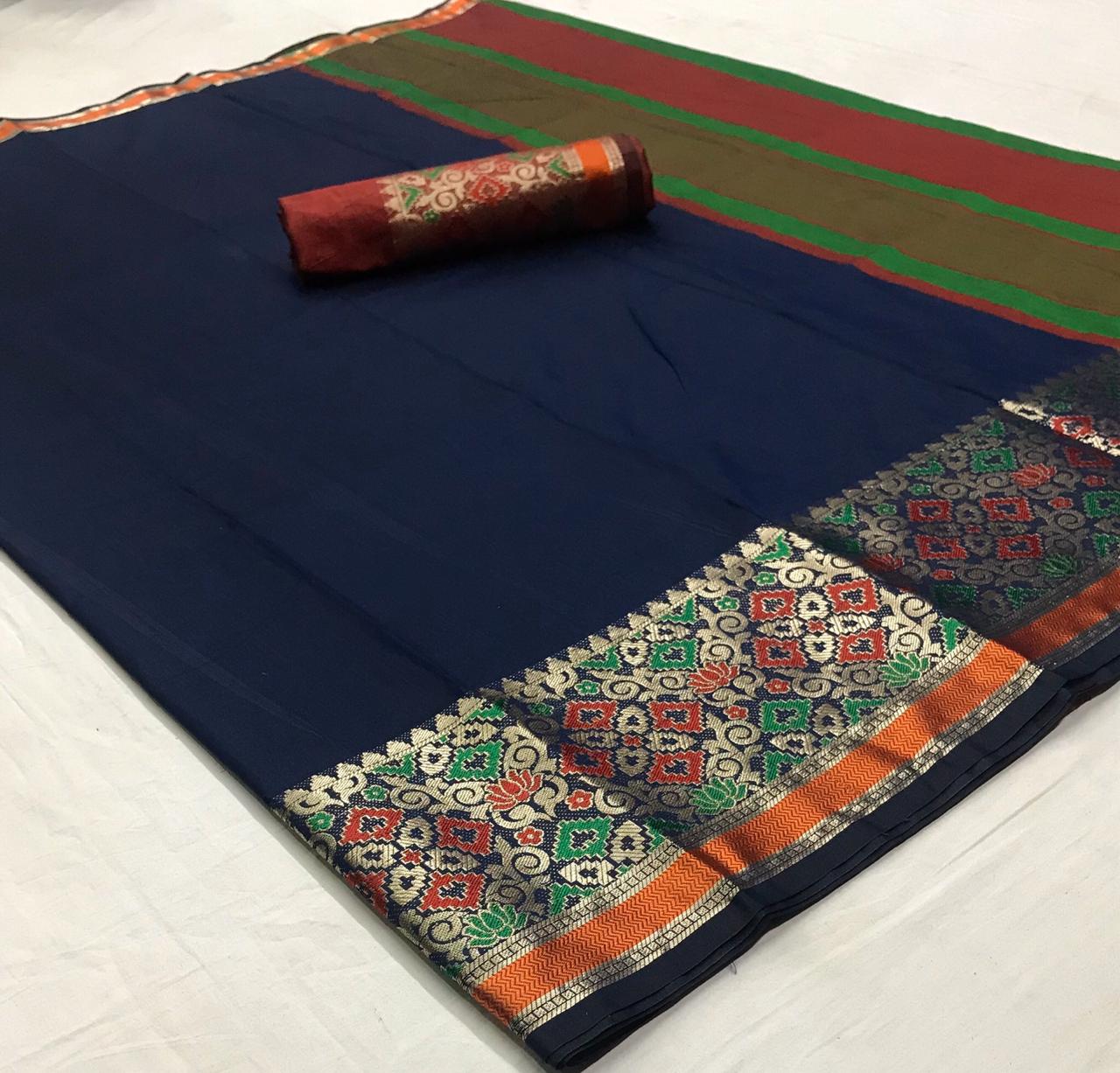 Kundan Silk Designer Traditional Soft Silk Sarees Collection...