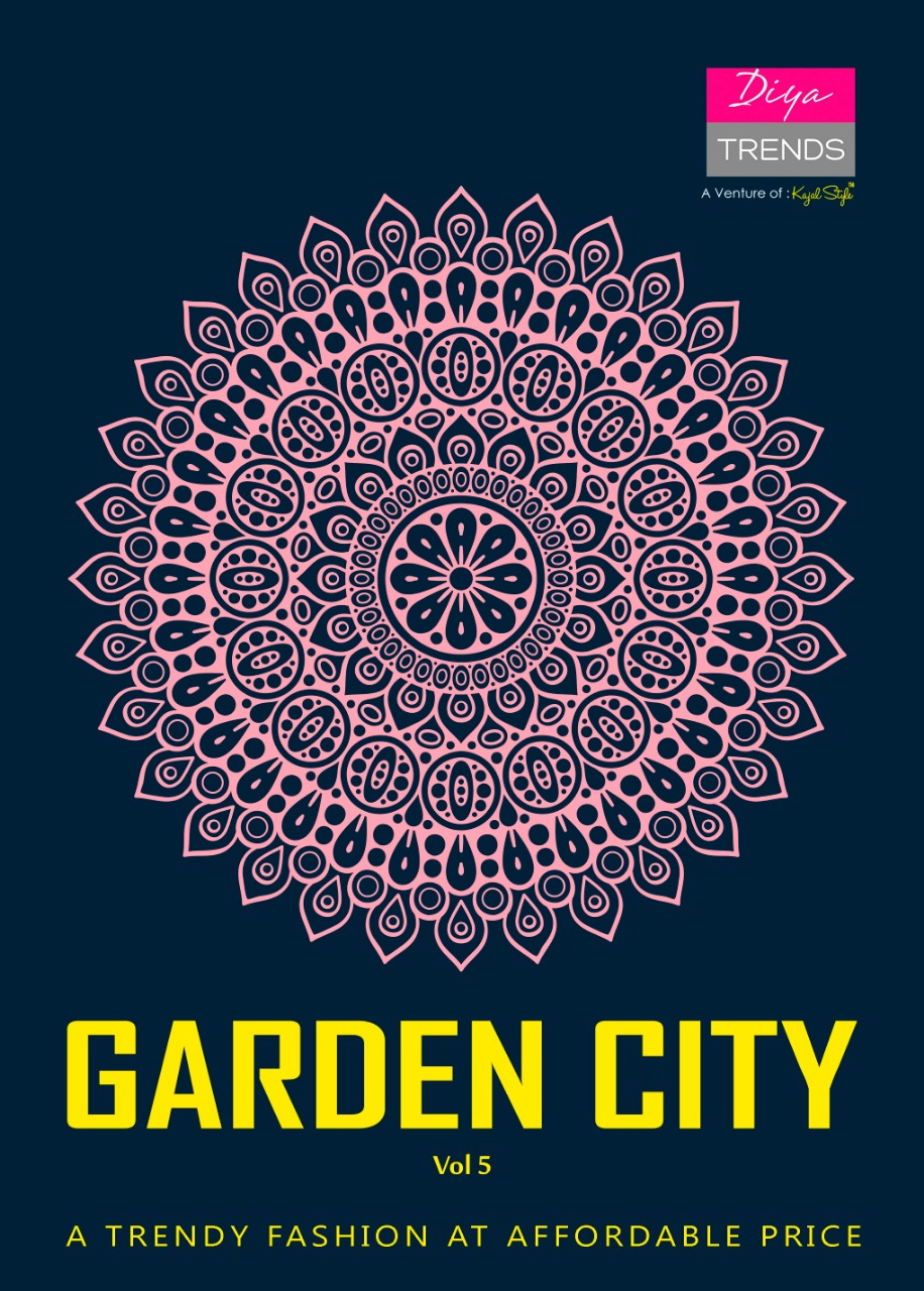 Diya Trends Garden City Vol 5 Printed Heavy Rayon Readymade ...