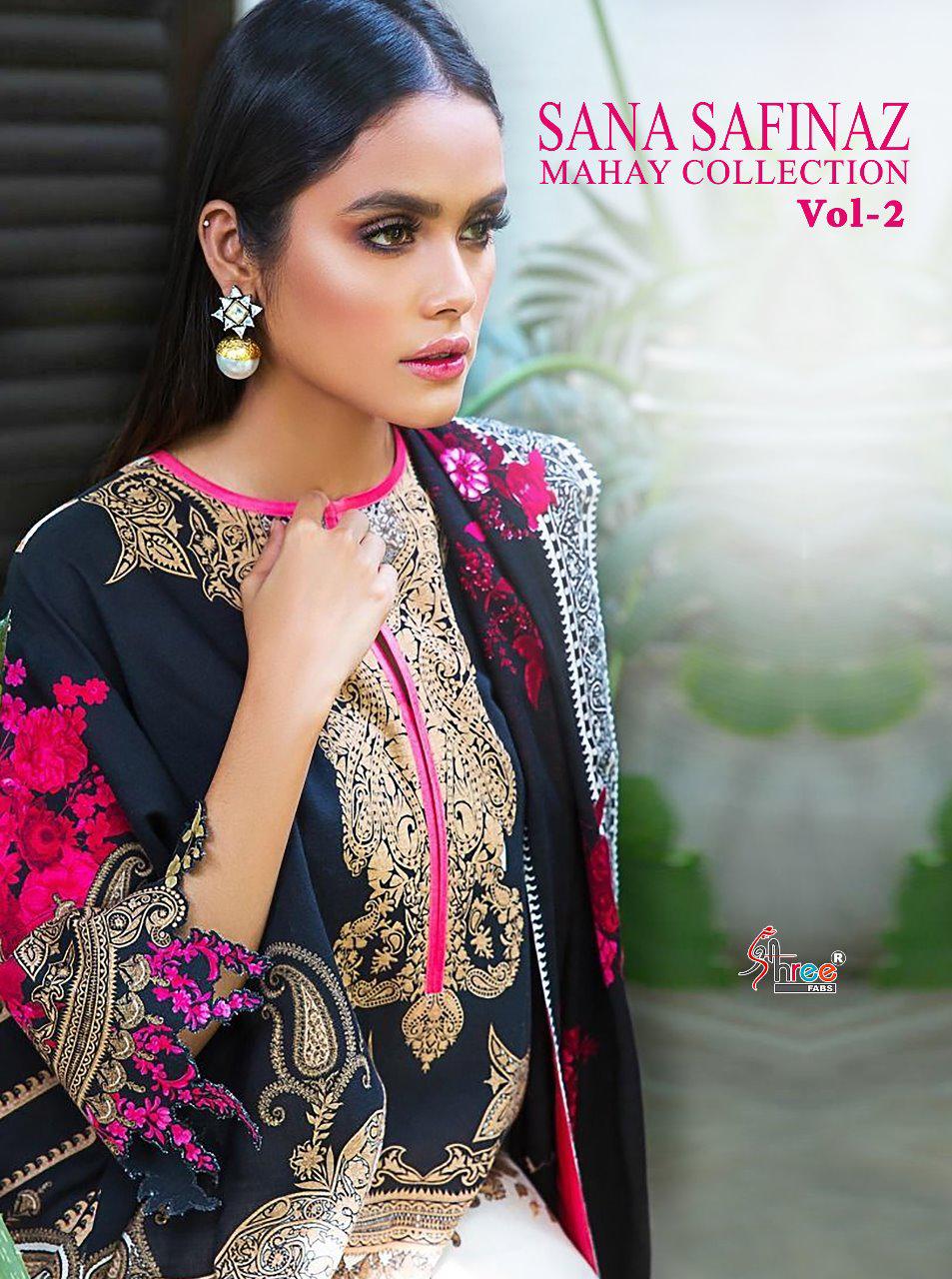 Shree Fabs Sana Safinaz Mahay Collection Vol 2 Printed Heavy...