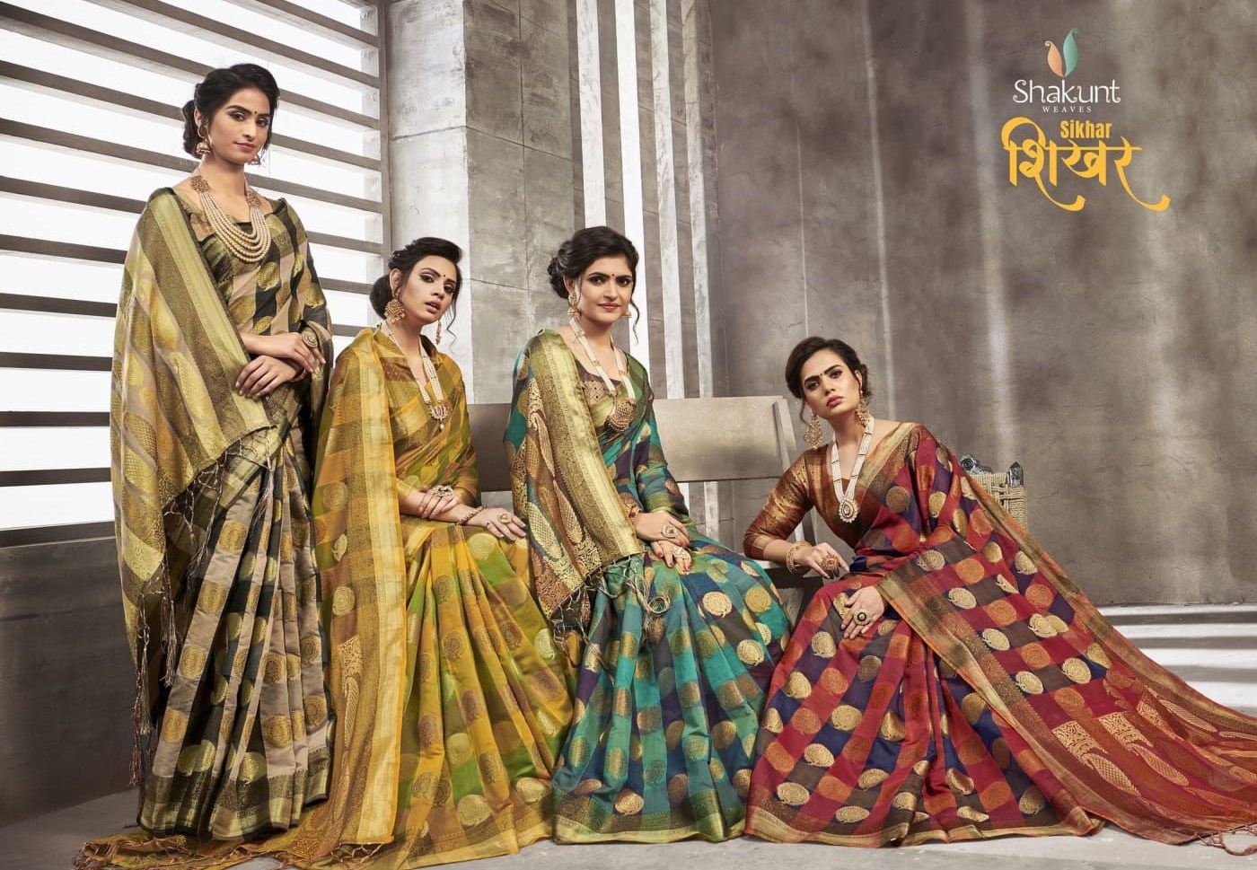 Shakunt Weaves Sikhar Designer Silk Traditional Sarees Colle...