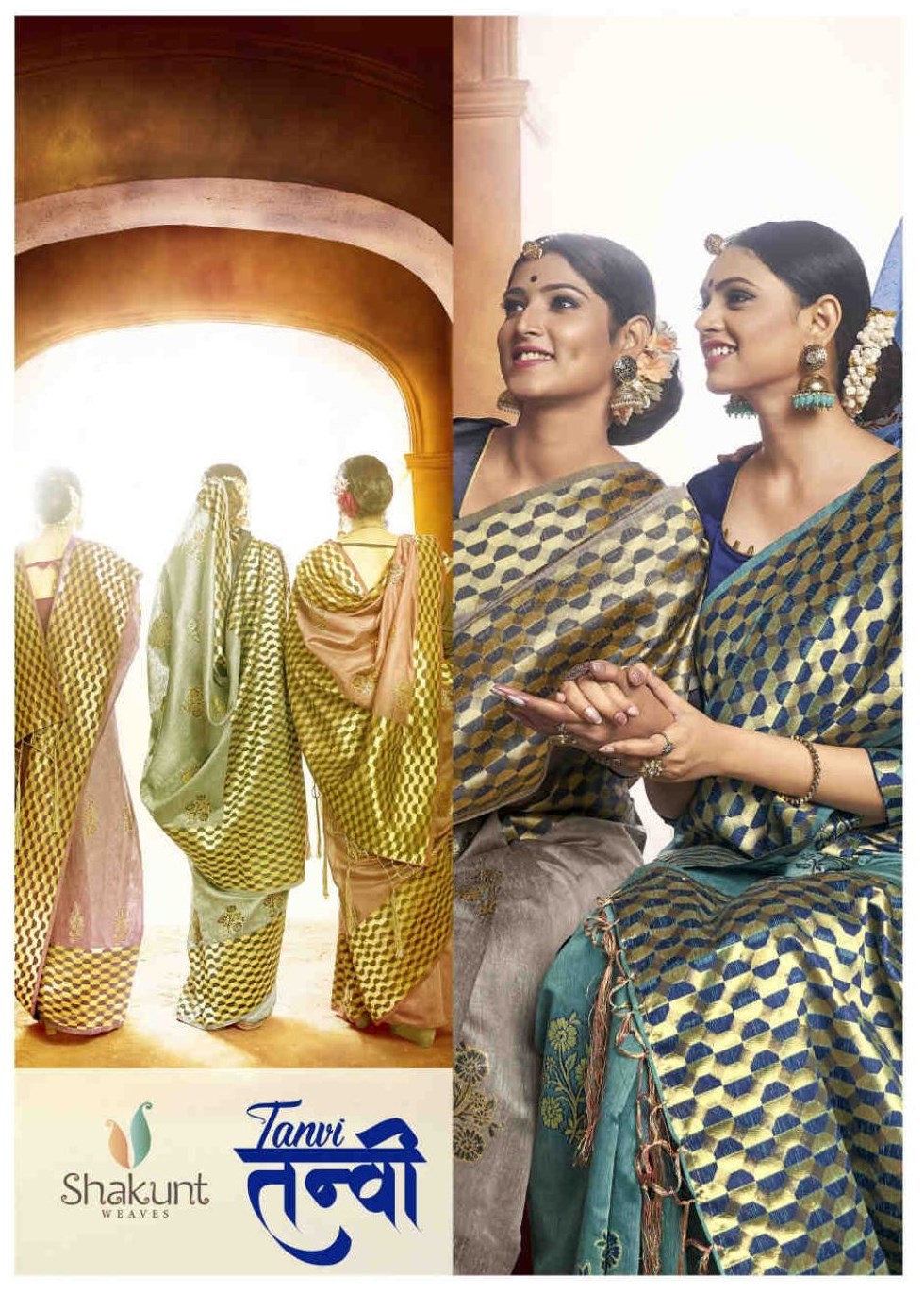 Shakunt Weaves Tanvi Designer Silk Sarees Collection At Whol...