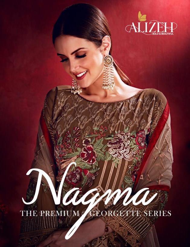 Alizeh Nagma Georgette With Heavy Thread And Sequence Embroi...