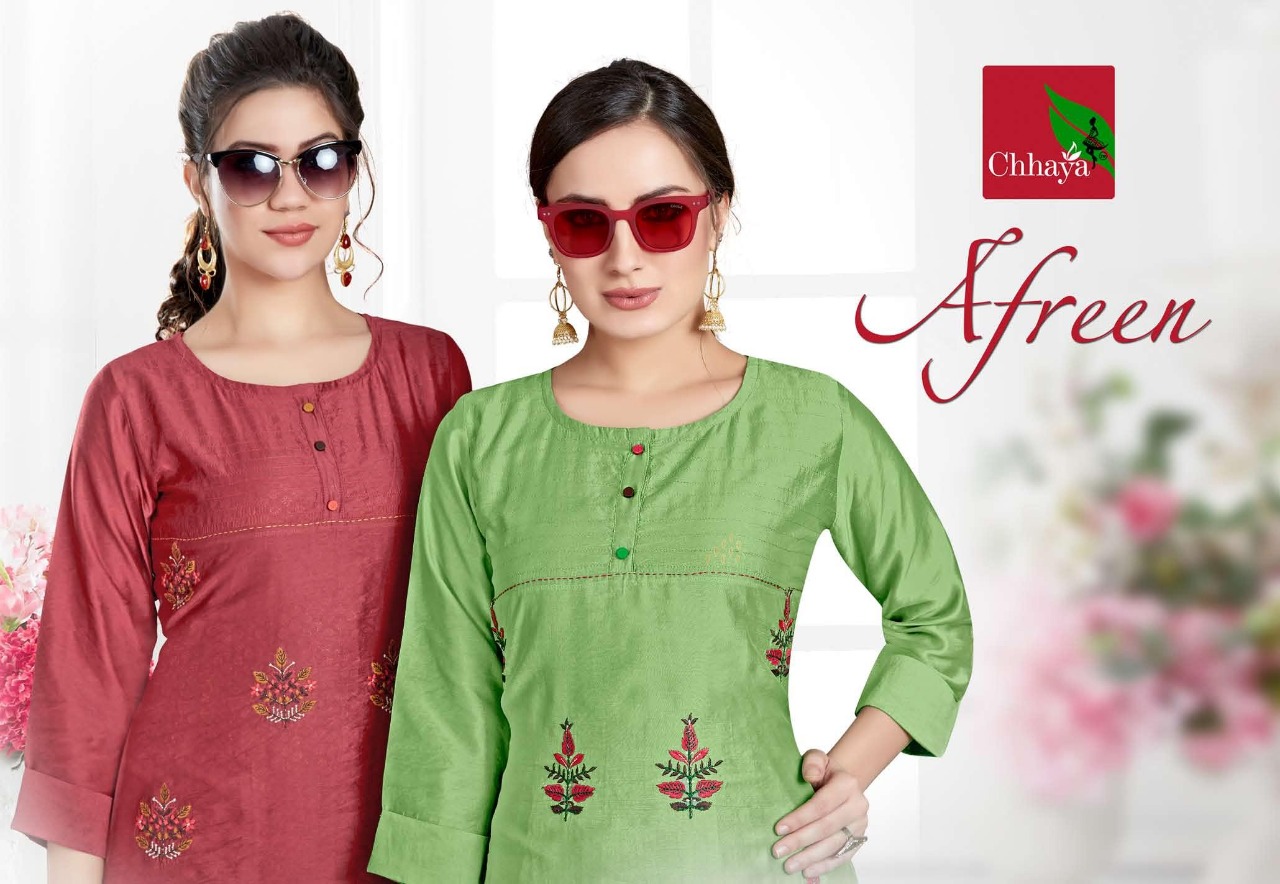 Chhaya Afreen Modal Silk With Embroidery Work Party Wear Rea...