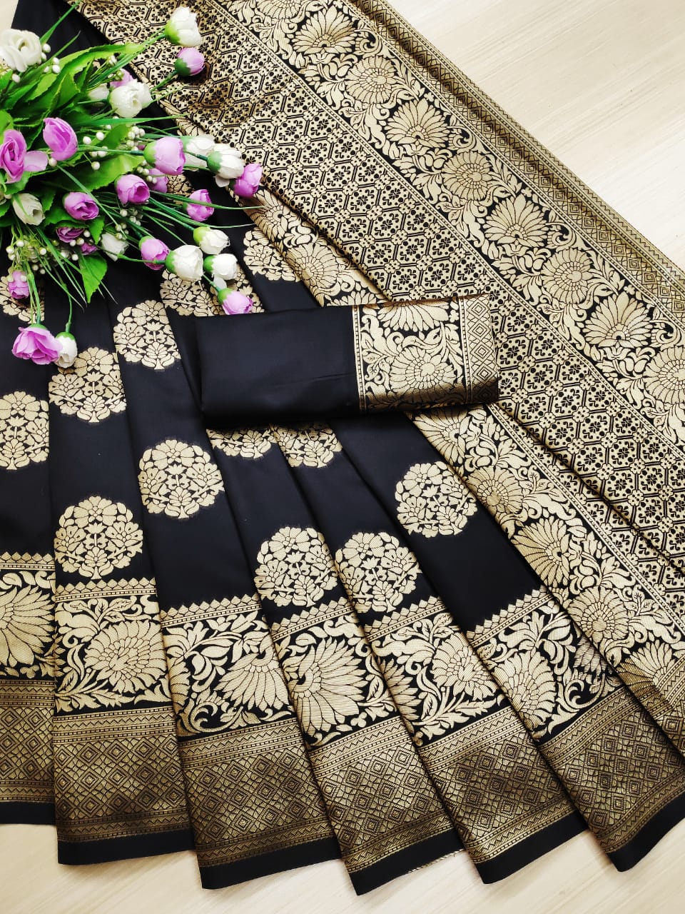 Non Catalog Soft Banarasi Silk Weaving Sarees Collection At ...