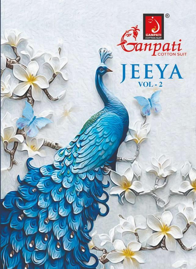 Ganpati Jeeya Vol 2 Cotton Printed Regular Wear Readymade Pa...