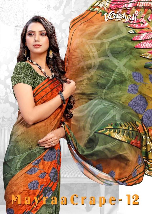 Vaishali Fashion Mayraa Crepe Vol 12 Crepe Digital Printed R...