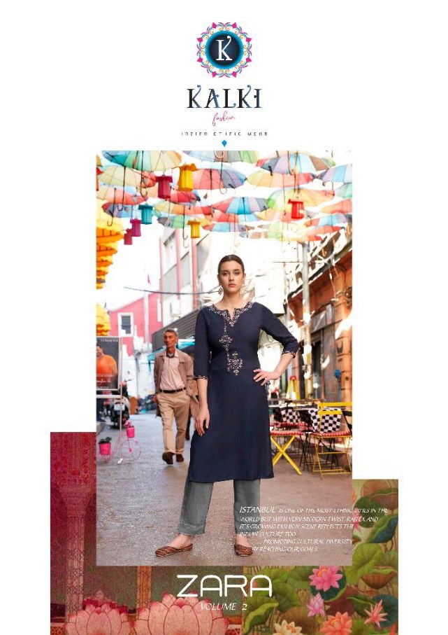 Kalki Fashion Zara Vol 2 Designer Pure Viscose Silk With Emb...