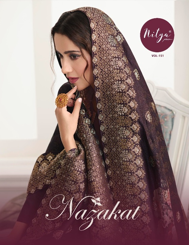 Lt Fabrics Nitya Vol 151 Nazakat Pure Upada With Embroidery ...