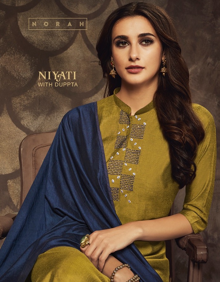 Neha Fashion Niyati With Dupatta Muslin Silk With Embroidery...