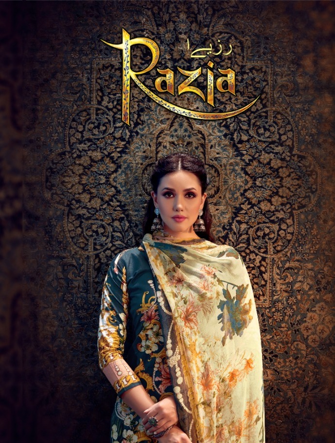Radhika Fashion Razia Designer Printed Pure Cambric Cotton D...
