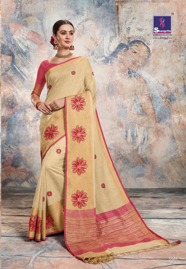 Shangrila Designer Chanderi Silk Rich Silk Weaving With Pure...