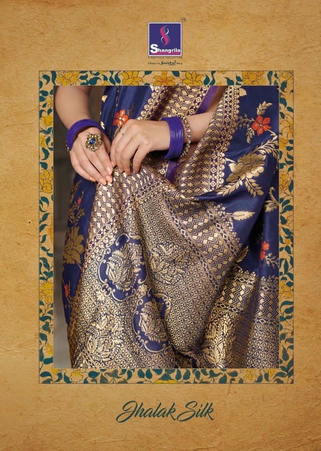 Shangrila Sarees Jhalak Silk Designer Traditional Meenakari ...