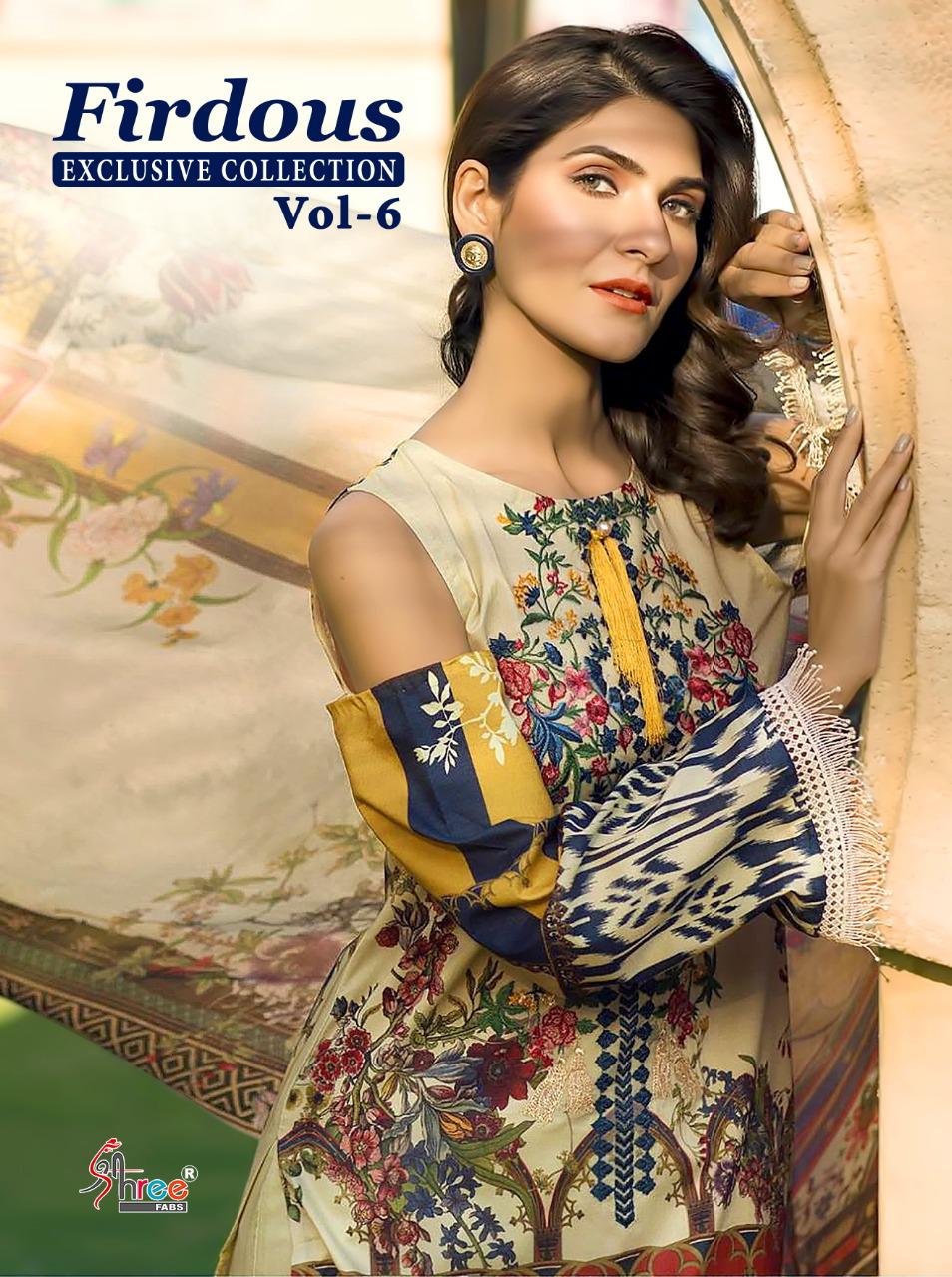 Shree Fabs Firdous Exclusive Collection Vol 6 Pure Jam Silk ...