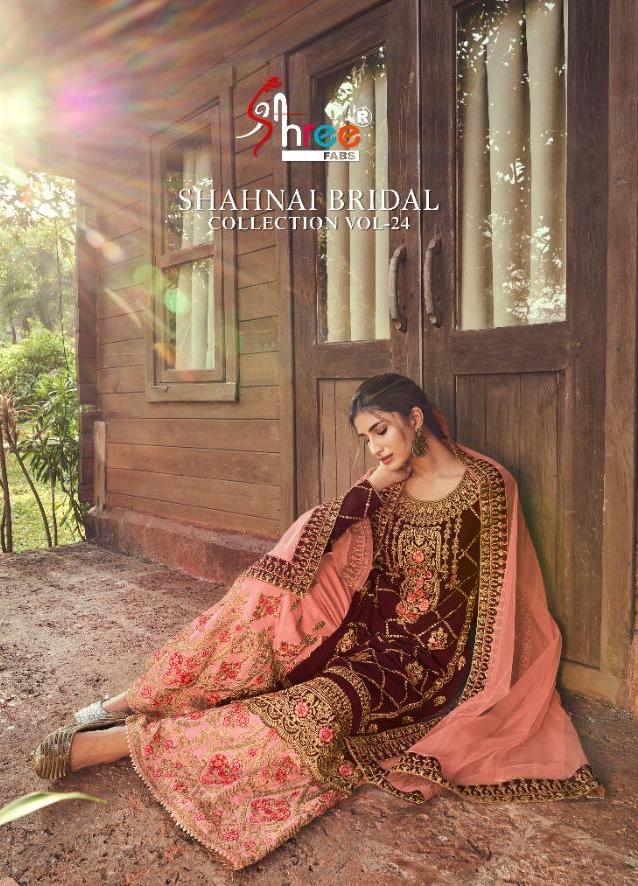 Shree Fabs Shehnai Bridal Collection Vol 24 Heavy Georgette ...