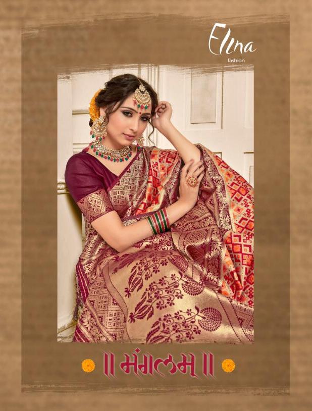 Style Instant Mangalam Ikkat Silk Party Wear Sarees Collecti...
