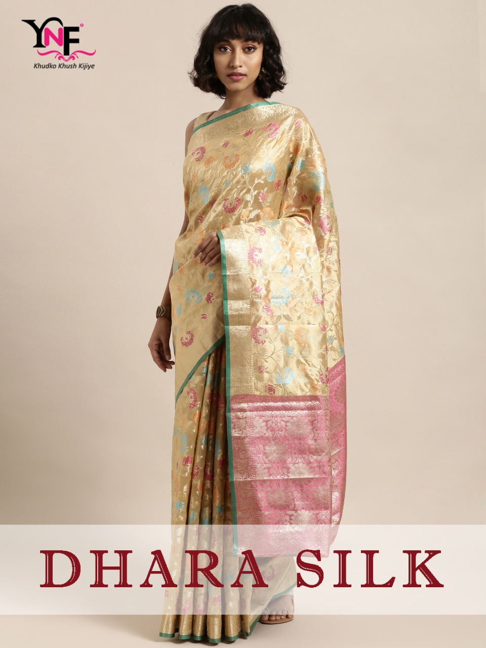 Ynf Sarees Dhara Kanjivarm Art Silk Party Wear Sarees Collec...
