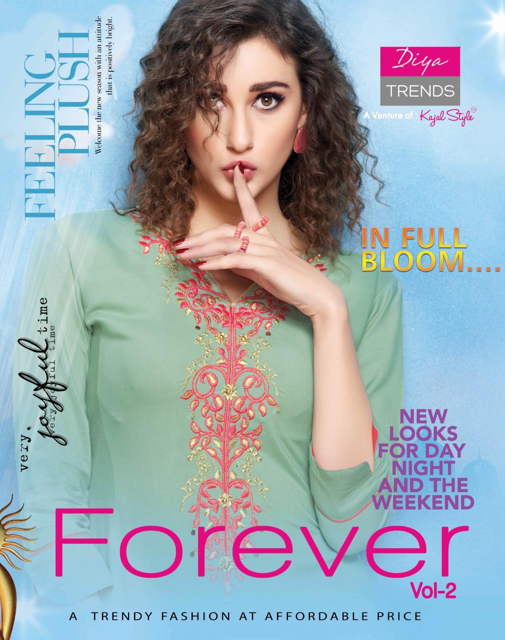 Diya Trends Forever Vol 2 Designer Printed Rayon And Cotton ...