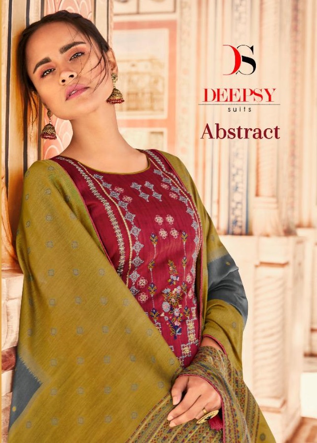 Deepsy Suits Abstract Pure Jam Cotton Print With Heavy Self ...