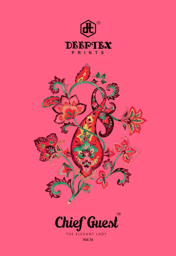 Deeptex Prints Chief Guest Vol 16 Printed Cotton Regular Wea...