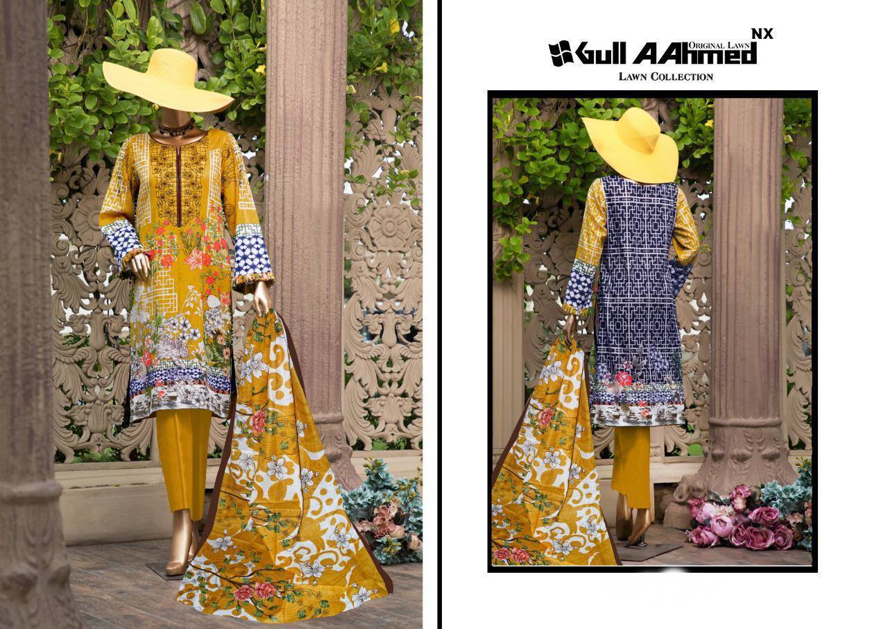 Gull Ahmed Nx Pure Lawn Printed Regular Wear Pakistani Dress...