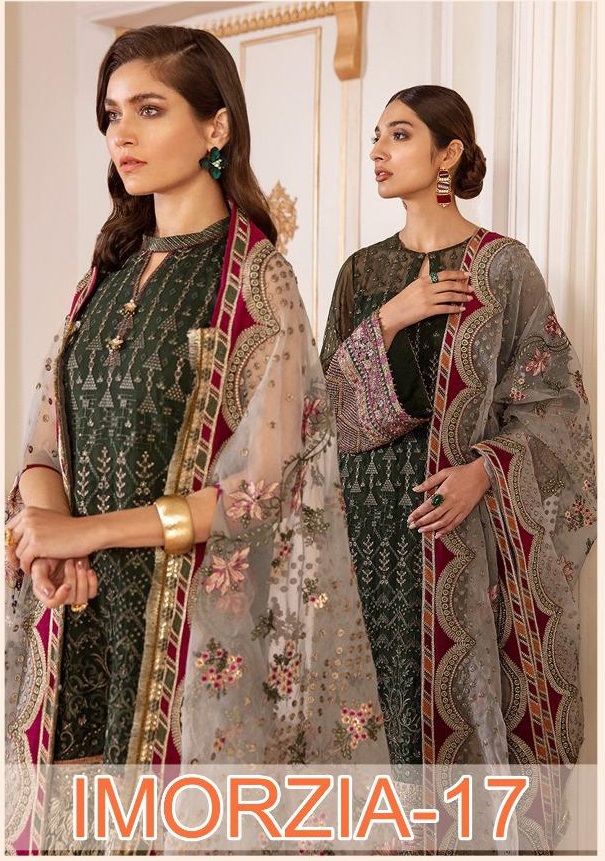 Deepsy Suits Imorzia Vol 17 Heavy Embroidered Designer Georg...