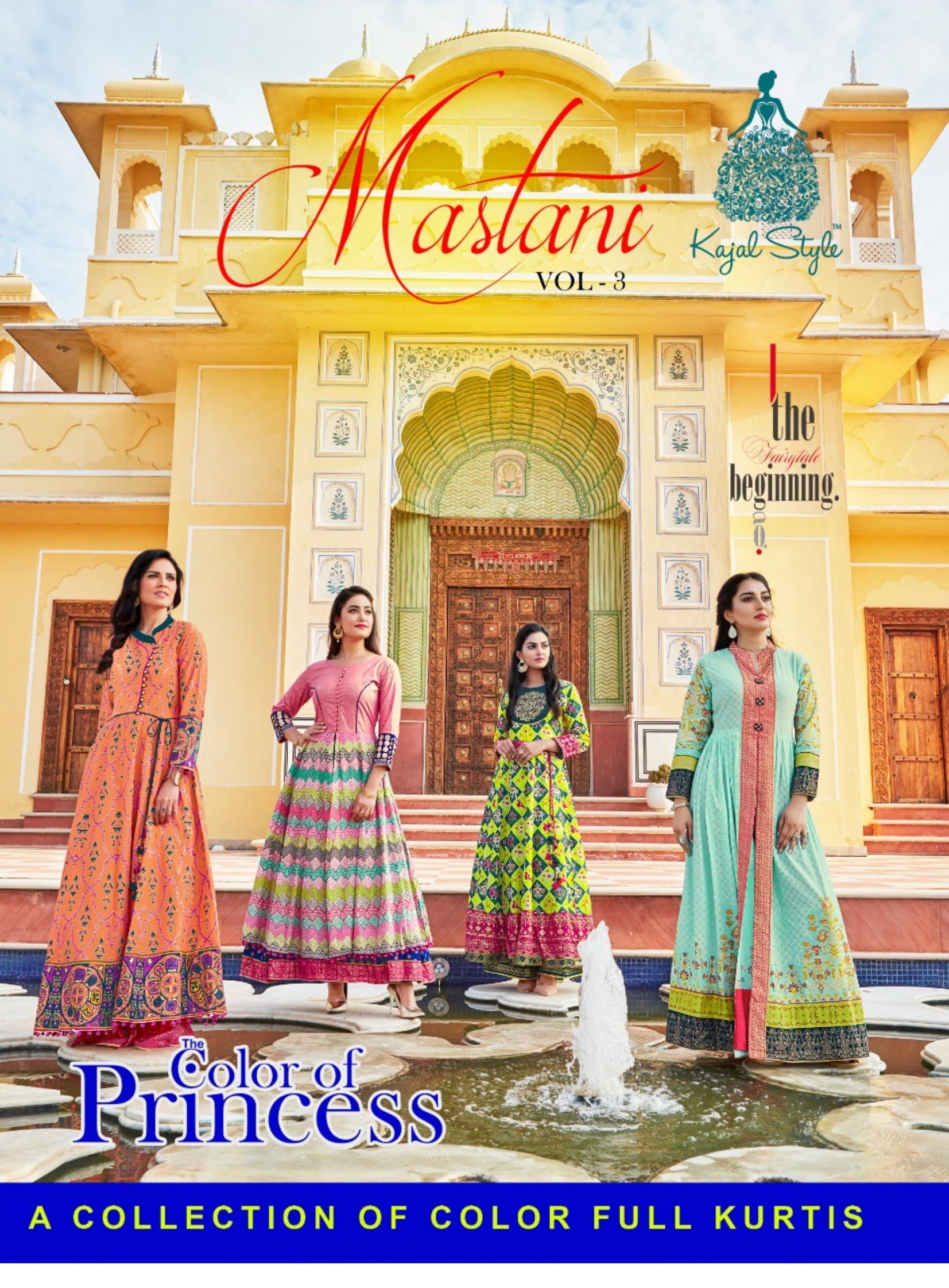 Kajal Style Mastani Vol 3 Cotton With Ordinary Print Long Go...