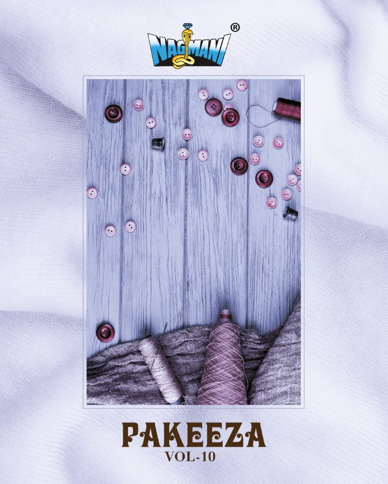 Nagmani Pakeeza Vol 10 Printed Cotton Regular Wear Dress Mat...